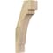 Ekena Millwork 4"W x 8"D x 20"H Merced Rough Sawn Knee Brace, Douglas Fir BRC04X08X20MRC00RDF - alternate 1